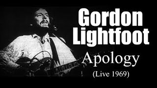 Watch Gordon Lightfoot Apology video