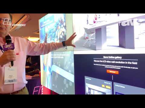 E4 Experience: Barco Showcases the UniSee Video Wall Solution With SenseX Calibration Technology