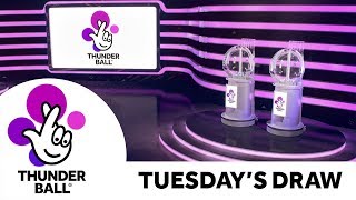 The National Lottery Thunderball Draw Results From Tuesday 31St December 2019
