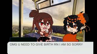 Two Girls Give Birth On A Ferris Wheel. Gacha Birth