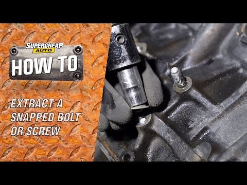 Removing a Broken/Snapped Screw or Bolt