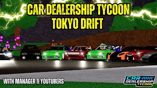 🔥DRIFT EDIT in Car Dealership Tycoon With Manager & YouTubers      #cardealershi