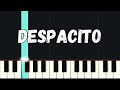 Despacito - Luis Fonsi | Beginner Piano Tutorial Easy