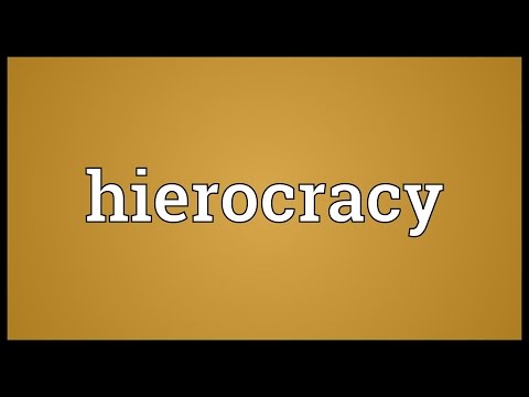 Header of hierocracy
