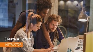 Discussions - Create a Forum - Instructor