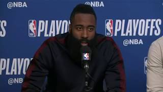 James Harden,, Chris Paul and Eric Gordon Postgame Interview | Rockets vs Jazz Game 3 James Harden,, Chris Paul and Eric Gordon Postgame Interview | Rockets vs Jazz Game 3