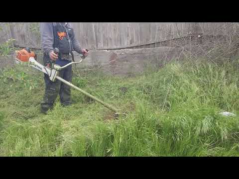 Stihl fs 560 easy work for this machine 💪💪