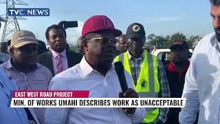 Minister Of Works Asks Contractors Handling The East-West Road To Stop Work