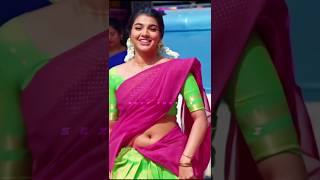 Serial Actress Navel Saree