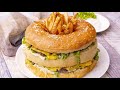 Hamburger gigante: la versione xxl per sfamare tutti i vostri ospiti!