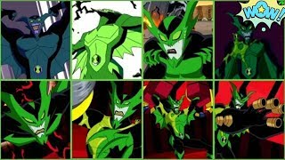 Ben 10 Every Whampire Transformation Ultimate Alien Alien Force Omniverse New