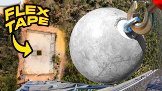 Can Flex Tape Stop A Wrecking Ball From 45M?