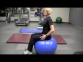 Stability Ball Bridge Exercise by Laurie Nuyens