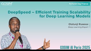Deepspeed Efficient Training Scalability For Deep Learning Models - Olatunji Ruwase, Snowflake
