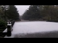 Video First snow in Simferopol 2011