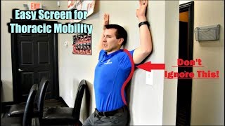 Thoracic Mobility Screen