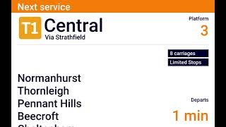 T9 Hornsby To Central Via Strathfield