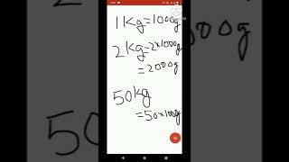 Kilograms And Grams