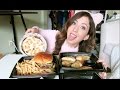 BJ's Restaurant MUKBANG! (Eating Show) | MEESH LA