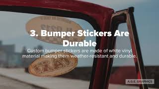 4 Reasons Bumper Sticker Advertising Still Works - A.G.E. Graphics