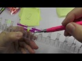 Loom Bands mit Rainbow Loom Anleitung Deutsch Blume K