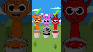 Help Baby Raddy To Find Right Color Incredibox Sprunki Sprunki