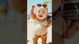 Baby On The Beach Floor Beach Twerk Party