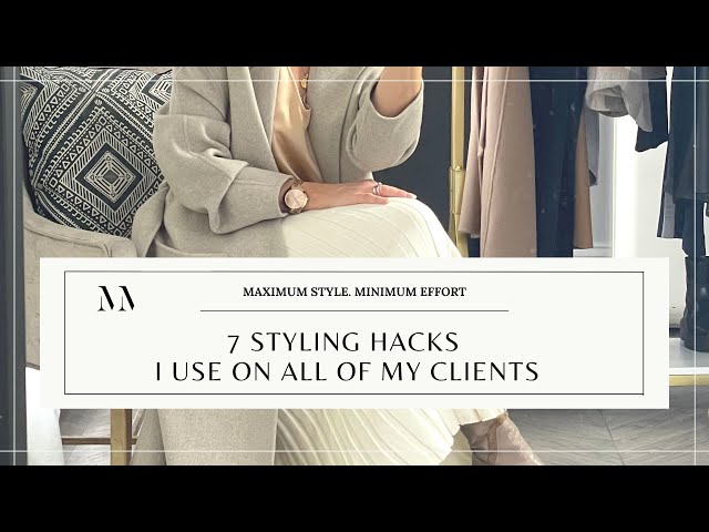 Play this video 7 Easy Styling Hacks To TRANSFORM amp UPDATE YOUR STYLE in 2022. By Personal Stylist, Melissa Murrell
