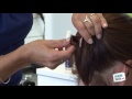 faire un chignon sur cheveux long