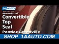 1AAuto.com Replace Convertible Top Seals 1971-76 Caprice Classic Eldorado GrandVille