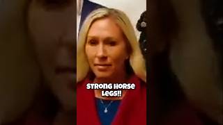 Marjorie Taylor Greene Has Strong Horse Legs - Robby Roadsteamer