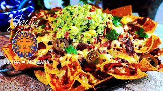 Nachos con Carne al Pastor