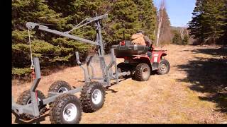 ATV Log Trailer part 1
