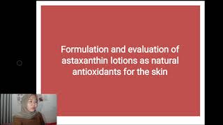 FORMULATION AND EVALUATION OF ASTAXANTHIN LOTIONS AS NATURAL ANTIOXIDANTS FOR TH