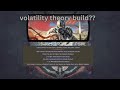 Did Volatility Bring Back Gladiator?? Hegemony's Sweep Build Theory