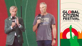 British-South African Swimmer Lewis Pugh Takes The Stage | Global Citizen Festival 2023