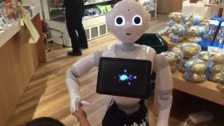 Pepper（ペッパー）とくすぐりごっこ♪