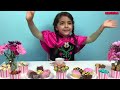 PRINCESS TEA PARTY (PART 1) - Cake, Elsa Toys and Dolls - Princesses In Real Life