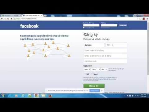 Hướng dẫn cách đăng ký facebook 2015