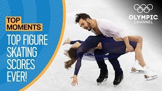 Highest Ever Olympic Figure Skating Scores! | Top Moments Highest Ever Olympic Figure Skating Scores! | Top Moments