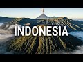 Indonesia 4K Drone - Java, Sulawesi, & Sumatra - Islands, Volcanoes, & Waterfalls