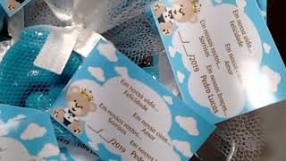 Pezinhos Embalados Com Tag Personalizado , Fica A Dica