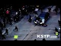 RAW: Car Drives Through Protest in Minneapolis