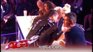 Marina Mazepa: Girl FREAKS Out Simon Cowell With STUNNING Body Moves! | America'