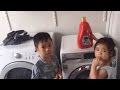 Lý Hải Minh Hà | Cherry Rio Phụ Mẹ Giặt Đồ