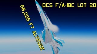 DCS F/A-18C Max Altitude