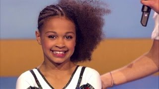Turnster Isatu trakteert op salto's - SUPERKIDS
