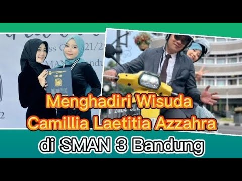 Ridwan Kamil Menghadiri Wisuda Camillia Laetitia Azzahra di SMAN 3 Bandung