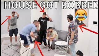 HILARIOUS HOUSE ROBBERY PRANK!! (POLICE CALLED) HILARIOUS HOUSE ROBBERY PRANK!! (POLICE CALLED)