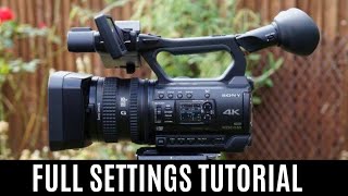Full Sony 4K Camera Settings Sony Pxw - Z280 Sony Mc2500 Pxw - Z90V Mdc Sony Hxr - Nx3 1 Nxcam